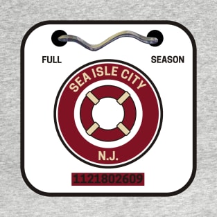 Sea Isle City New Jersey Beach Badge T-Shirt
